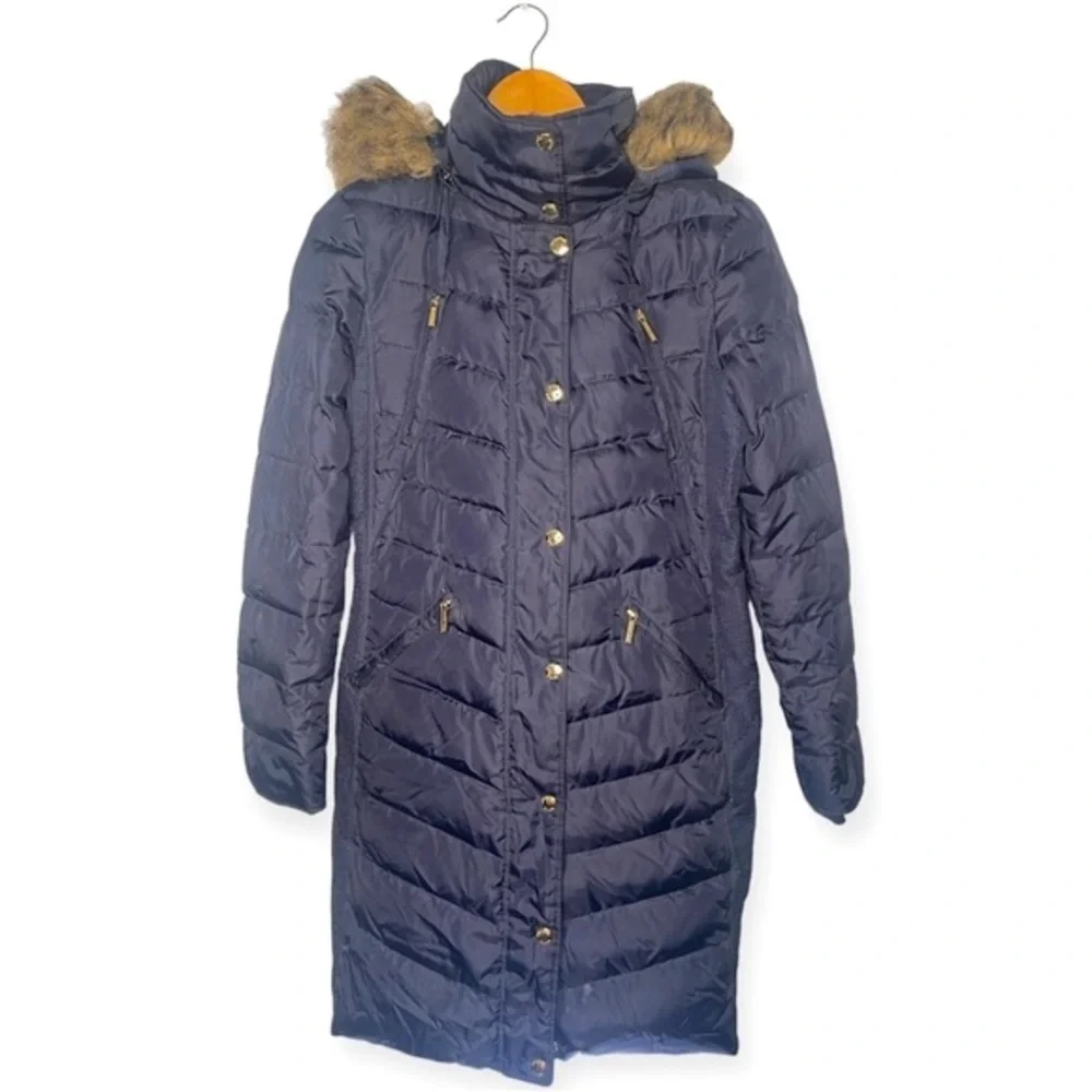 MICHAEL KORS Women's Navy Puffer Winter‎ Coat​​